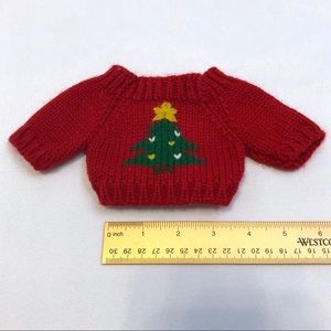 Stuffed Animal or Doll Christmas Tree Sweater